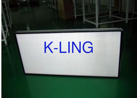 โครงกรอบเหล็กอัลลูมิเนียมอุตสาหกรรม ULPA / HEPA เครื่องกรองอากาศขนาดที่กําหนดเอง