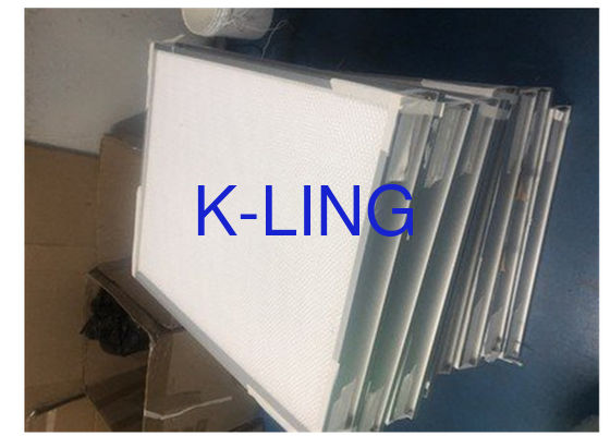ปรับแต่ง ≤100.C Hot Melt Adhesive Mini Pleated Aluminum Alloy ULPA เครื่องกรองอากาศ
