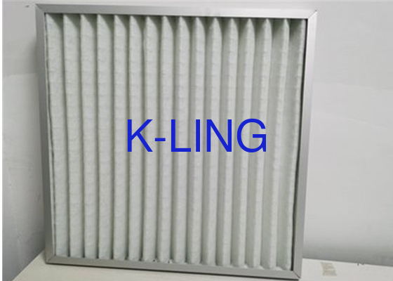 ประสิทธิภาพ แผ่น pleated เครื่องกรองล้างอากาศ 46mm/96mm G4 เรตติ้ง 5um Porosity