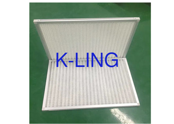 การพิมพ์ที่กําหนดเอง ปรีฟิลเตอร์ แผนผง pleated ปกรณ์กรองอากาศ G1-G4 ประสิทธิภาพ