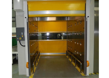 Custom Intelligence Fast - Rolling Door Cleanroom ห้องอาบน้ำฝักบัวแอร์ / คลีนรูมบูธ