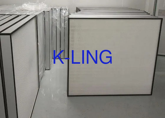 ไฟล์ระบายอากาศ HEPA มีประสิทธิภาพ 99.995% และความเร็วอากาศ 0.45m/S