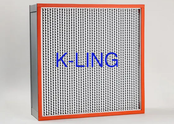 Hepa Filter 99.995% 0.3um HEPA Air Filter พร้อมเครื่องปรับผนึกคลอม AB และความทนทานต่ออุณหภูมิสูง