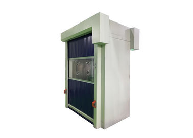 Auto Rolling Door Cleanroom ห้องอาบน้ำฝักบัวแอร์พร้อมหัวฉีด 3 ด้านสำหรับอุตสาหกรรมการแพทย์