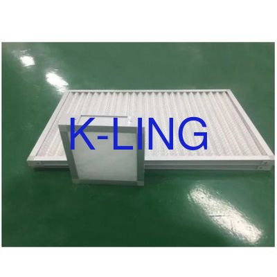 การก่อสร้างกรองแผ่นด้วยวัสดุกลาง PU Foam ปลาผงกรองแผ่นกรองอากาศ G1-G4 ประสิทธิภาพ