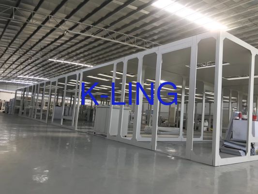 Modular Cleanroom System with ISO5/6/7/8 HEPA Filter 99.99% @0.3UM and Freestanding or Wall Mounted Installation