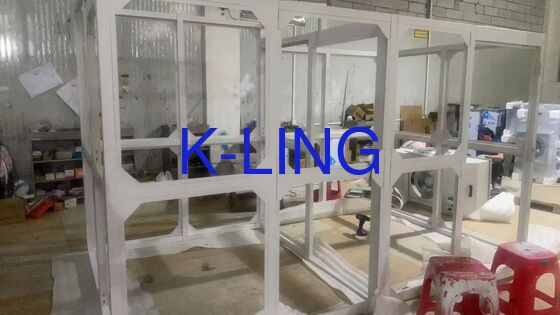 ISO Class 5 ถึง ISO Class 8 ห้องคลีนรูมแบบโมดูลาร์พร้อมพื้นไวนิล Pvc โซลูชั่นห้องสะอาดไร้ฝุ่นสำหรับสภาพแวดล้อมที่มีการควบคุม