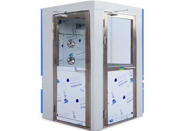 GMP Medical Cleanroom ห้องอาบน้ำฝักบัวพร้อมตัวควบคุมไมโครคอมพิวเตอร์แบบประตูบานเลื่อนชนิด L
