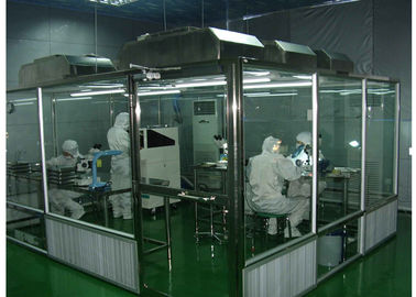ISO เซมิคอนดักเตอร์ฮาร์ดวอลล์คลีนรูม Class 100 - 10000 พร้อมตัวกรองพัดลม