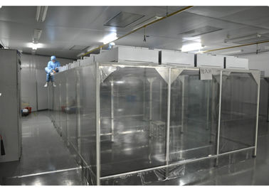 ห้องปฏิบัติการอุตสาหกรรม Softwall Clean Room, PC Control Class 1000 Cleanroom