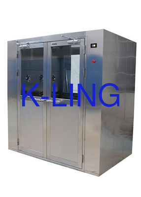 Electronic Interlock Double Door Cargo Air Shower พร้อมการเป่าสองด้าน