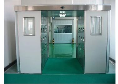 Auto Sensing Clean Room Air Shower Tunnel สำหรับคนและสินค้าความเร็วลม 25m / S