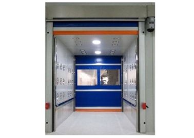PVC ห้องประตูห้องอาบน้ำฝักบัวแอร์อย่างรวดเร็วด้วยสีขาว / แดงน้ำเงิน