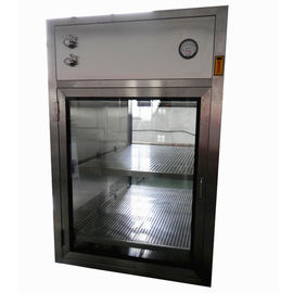 Electronic Interlocking Air Shower Pass กล่อง / ห้องคลีนรูมยา HEPA ที่กรองผ่าน