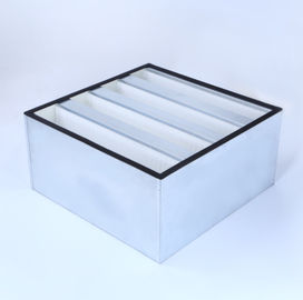 V Bank Mini Pleat HEPA กรองอากาศ H13 ในอุตสาหกรรมยา 10sqm พื้นที่สื่อ