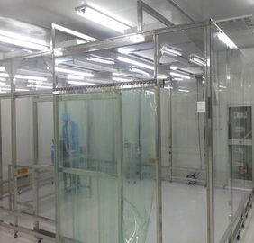 ห้องสะอาด 300Lux Softwall, สแตนเลสสตีลโครงการแบบครบวงจรฝุ่นฟรีคลีนรูมผ่านกล่อง