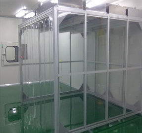 ISO 5-9 Design Softwall Clean Room ขนาดที่กำหนดเองสำหรับผลิตภัณฑ์อิเล็กทรอนิกส์
