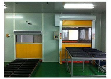 ความเร็วลม 25 m / s Air Shower Tunnel อุโมงค์ PVC อัตโนมัติเปิดประตู
