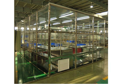 SUS 304 กรอบ Softwall Clean Room Enclosures สำหรับโรงงานผลิตยา