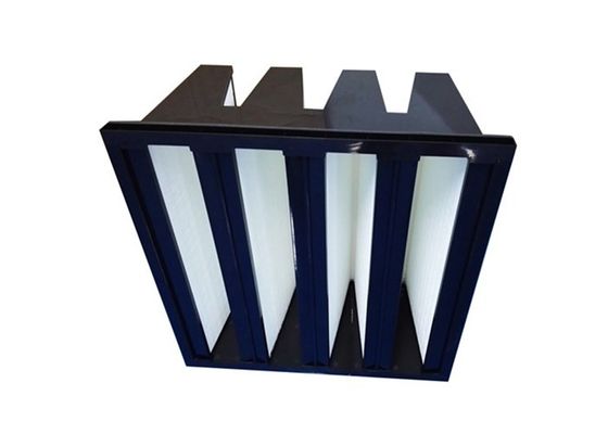 กรอบพลาสติก F7 V Bank Filter สำหรับระบบปรับอากาศ
