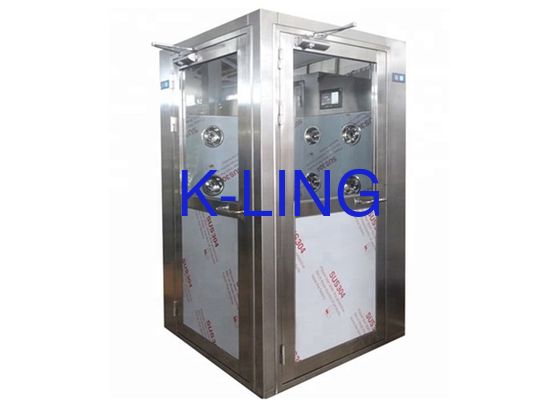 ทิศทางประตู L Type Cleanroom Air Shower สำหรับ 2 ท่าน