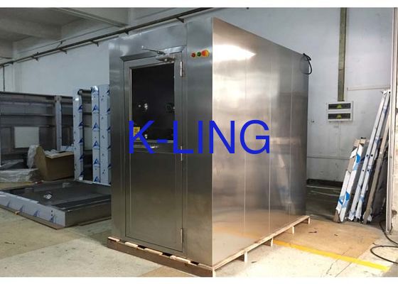 ห้องอาบน้ำสแตนเลสสตีล SUS304 พร้อมตัวกรอง H13 HEPA