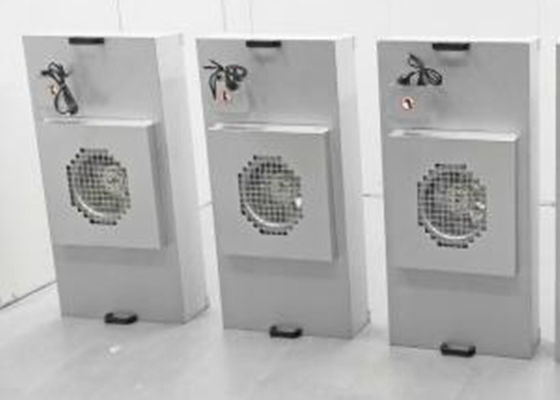 อลูมิเนียมชุบสังกะสี HEPA Fan Filter Unit / FFU 1175x575mm สำหรับ Clean Booth