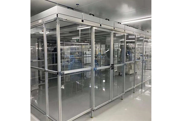 สายการประกอบชั้น 100 ตู้ระบายอากาศแบบลามินาร์ / Softwall Clean Room