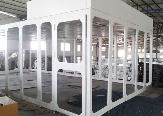สเปรย์เคลือบเหล็กแบบพกพา Class 100 คลีนรูมบูธ / Laminar Flow Booth