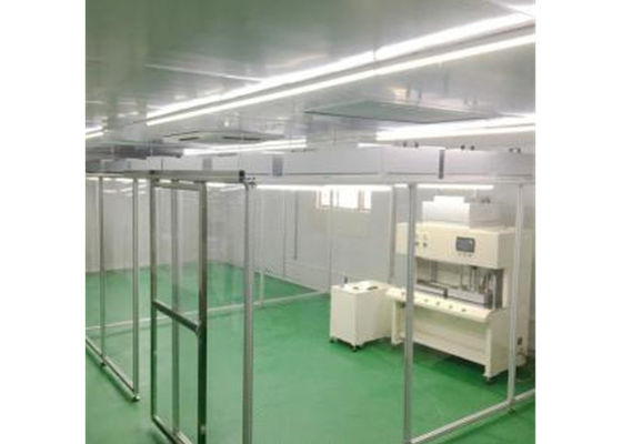 โปรไฟล์อลูมิเนียมมือถือ FFU Soft Wall Cleanroom PVC Anti Static Curtain