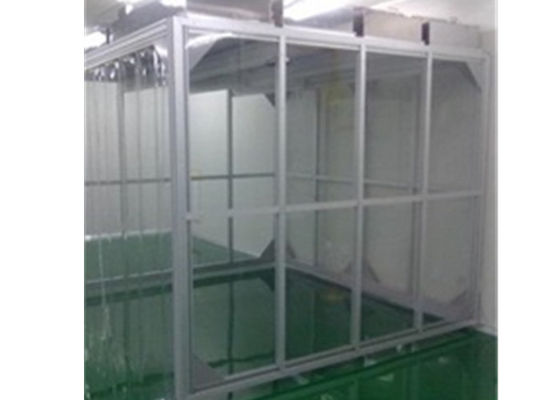 โปรไฟล์อลูมิเนียม GMP Clean Booth / Simple Softwall Clean Room สำหรับ Pharmacy