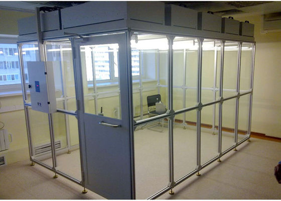 กรอบอลูมิเนียมโปรไฟล์ OEM Softwall Clean Room ISO 5 ISO 7 Dispensing Booth