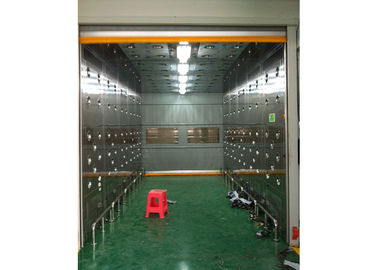 Anti-Static Class 1000 Cleanroom อุโมงค์อากาศฝักบัวพร้อมระบบเป่าลม 3 ทิศทาง