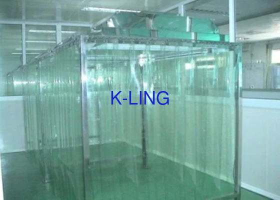 ติดตั้งง่าย Clean Booth Softwall Clean Room Class 100 Custom Size