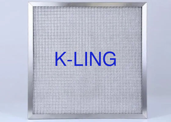 แผ่นกรองอากาศแบบแผงจีบที่ทนต่ออุณหภูมิสูง ทนต่ออุณหภูมิ 300 องศาเซลเซียส