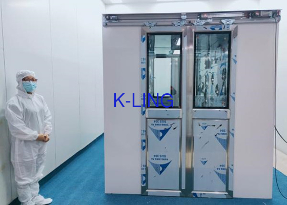 GMP 380V SS Clean Room ระบบฝักบัวอาบน้ำพร้อมพัดลมแบบแรงเหวี่ยง CE Certification