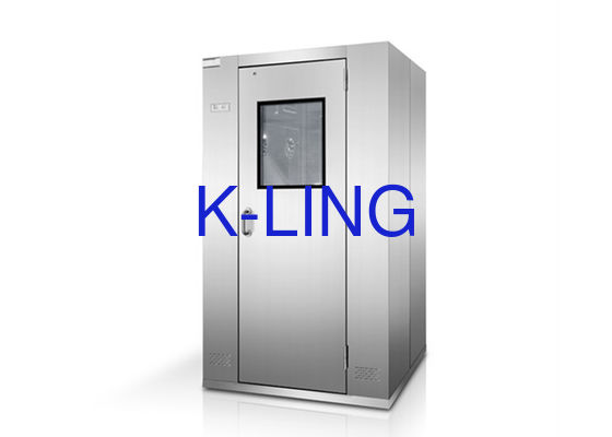 โฟโตอิเล็กทริคควบคุมอุโมงค์อาบน้ำอากาศ 25m / S พร้อมประตูอัตโนมัติคู่