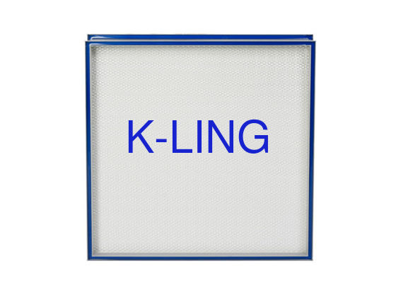 แผ่นกรองอากาศ HEPA แบบจีบด้านหน้าแบบเจลปิดผนึกใบรับรอง CE